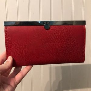 Red Clasp wallet